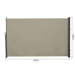 Outsunny Toldo Lateral Retráctil 300x180 Cm Pantalla Enrollable Mampara De Privacidad Y Protección Solar Para Balcón Terraza Color Crema 13 Outsunny Toldo Lateral Retráctil 300x180 Cm Pantalla Enrollable Mampara De Privacidad Y Protección Solar Para Balcón Terraza Color Crema -Tienda de muebles de jardín 549787eb3f26be7e3129c999d4dcd498bbc6916d f34cae3a0530411d80dece69161a080f