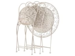 Conjunto De Balcón 2 Plazas De Metal Beige Claro TRIESTE -Tienda de muebles de jardín 551afb0a0a354dc41e97b5fa836fb47a17f8e11c 81a34242d2ae4a02b0cfb40406038ebd