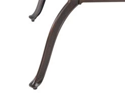 Mesa De Jardín De Metal Marrón Oscuro ⌀ 102 Cm SALENTO -Tienda de muebles de jardín 55dc5f8475e56c77604f089b2f0c8616502ef91f bfe39eaba00949beb8c2fb2a4273ceb8