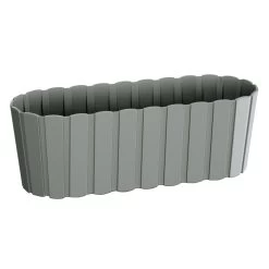 Prosperplast Jardinera Para Balcón BOARDEE BASIC 7,9L., Dimensiones (mm) 587x144x130, Color Gris Piedra