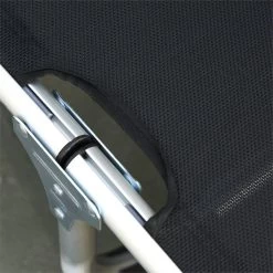 Outsunny Tumbona Plegable Reclinable De Aluminio Con Reposacabezas Extraíble Y Respaldo Transpirable Ajustable En 4 Posiciones Para Jardín Terraza Camping Exterior 170x60x76 Cm Negro -Tienda de muebles de jardín 57993d1f87b162c6a95a87c4ea154f042513552b d8550576f47d4db2ab3227c99b39b161