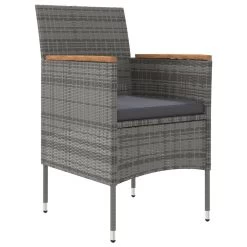 Juego De Comedor Para Jardín 9 Piezas Con Cojines Gris Y Negro VidaXL -Tienda de muebles de jardín 5be42e03e57c68a21bab8a4f4a48f14e31b3f0cc 92b3d976bf61410c8a824fc0d0d1b187