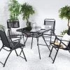 Mesa De Exterior En Acero Negro 80x80 Cm LIVO -Tienda de muebles de jardín 5e6c174e0d0d7cb9768e8d55a75eb5d86890db32 08cf0cd04edd480f8880daf44bb81d81