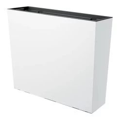 Prosperplast Jardinera Para Balcón Urbi Case , Con Depósito, Dimensiones (Mm) 580X180X498, Color Blanco