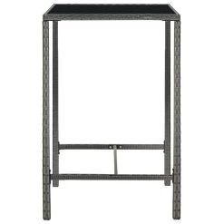 Conjunto De Bar Para Jardín 5 Piezas Ratán Sintético Gris VidaXL -Tienda de muebles de jardín 5eeec7e6c80377f0a44d0cdab5894bac21792069 6b994c6c7eec4e45943c9331bee8e69b