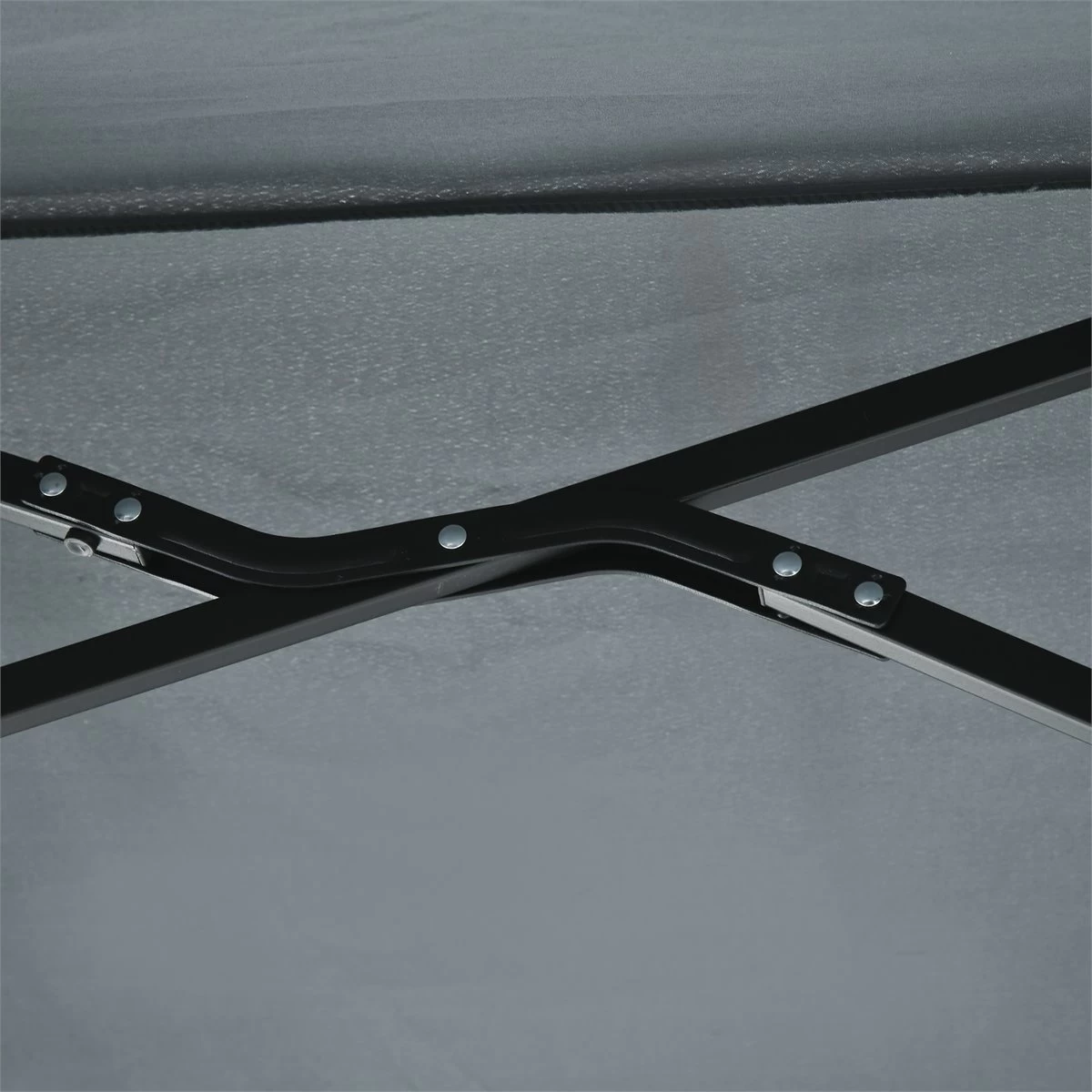 Outsunny Sombrilla De Pared De Jardín 200x190x240 Cm Parasol Con Manivela Poste De Acero Y Base Cruzada Protección Solar Para Terraza Balcón Exterior Gris 10 Outsunny Sombrilla De Pared De Jardín 200x190x240 Cm Parasol Con Manivela Poste De Acero Y Base Cruzada Protección Solar Para Terraza Balcón Exterior Gris - Imagen 8