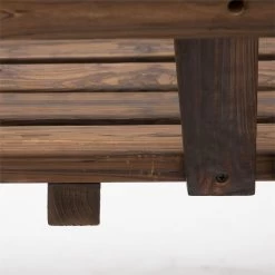 Outsunny Banco De Madera Jardín De 2 Plazas Con Apoyabrazos En Forma De Rueda Para Terraza Patio Balcón 108x66x95 Cm Marrón Rústico -Tienda de muebles de jardín 602eef15b7a16deba88b706a2341900435a9c1af eb29e99bb9f144dd9146c57657efc132