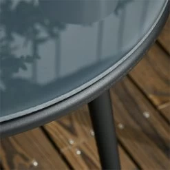 Outsunny Conjunto De Muebles De Jardín 3 Piezas Juego De Muebles De Terraza Incluye Mesa Con Encimera De Vidrio Templado Y 2 Sillones Con Cojines Reposabrazos De Cuerda Polipropileno Gris -Tienda de muebles de jardín 615f624a5a107428f02da048194b9c28a650ee5a 8978fc4494cc4e7aba6185ec8f0eb3a3