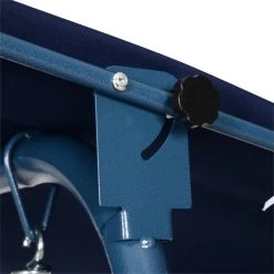 Outsunny Columpio Balancín De Jardín Exterior 3 Plazas De Metal Con Cojín Y Techo Ajustable Para Balcón Terraza Carga 200 Kg 170x110x153 Cm Raya Azul -Tienda de muebles de jardín 625ac12b1362293ae0dd758e0ad29381e4b81b42 1ded9e067082436c829e0659da9b952a