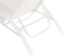 Tumbona De Metal/textil Trenzado Beige/blanco GAETA -Tienda de muebles de jardín 62ad8aec8beec9be45775dd9f6d9c8056708bbb8 247e39dff1f241b58a8ffbd79e954697