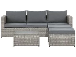 Conjunto De Sala De Estar 5 Plazas De Ratán Gris Pardo Izquierdo SABBIA -Tienda de muebles de jardín 62fd8874c55454a588192afed76568777664da2a 7ca9422e09e0471296810eba87c8e2d7
