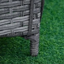 Outsunny Tumbona De Ratán De Jardín Chaise Longue Con Respaldo Ajustable En 4 Posiciones Cojines Acolchados Y Desenfundables Para Terraza Patio Exterior 192x62,5x58-95 Cm Gris -Tienda de muebles de jardín 67f0a4175772eb4bbeb2a99b9a51bd062487eee5 4280e2f01bd8403a88d99c8c294716e6