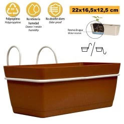 3 Jardineras L 22 Cm Con Ganchos, De Polipropileno -Tienda de muebles de jardín 6857582c0dffce164f33500d7776bcb55285cb2d 300edfd5dfcc4fafacf8b0b80a12b835