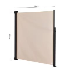 Outsunny Toldo Lateral Retráctil Exterior 350x180cm Pantalla De Privacidad Contra Sol Viento Visión Para Jardín Patio Balcón Tejado Hecho De Aluminio Poliéster Montar Utilizar Fácil Beige 13 Outsunny Toldo Lateral Retráctil Exterior 350x180cm Pantalla De Privacidad Contra Sol Viento Visión Para Jardín Patio Balcón Tejado Hecho De Aluminio Poliéster Montar Utilizar Fácil Beige -Tienda de muebles de jardín 68b3a129a4fccba14bc8bfad060e4580a27ac49d cd846cda82c84a178e9b900191bdd182