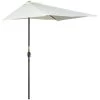 Outsunny Sombrilla Semicircular 230x130x245 Cm Parasol Para Pared De Jardín Con Manivela Y Mástil De Metal De Ø38 Mm Terraza Balcón Beige -Tienda de muebles de jardín 691cd0db66bf4b534fb362c976af6b7e6728947f 36c661ea04c14156b58bd2a5c39ef7f2