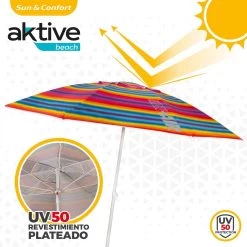 Sombrilla Playa Antiviento 220 Cm Con Protección UV50 Aktive Beach -Tienda de muebles de jardín 6b1f25cec26832ab3a315ef2753b69667e708d56 df0c5a2fb75d4930a3c852f67249d159