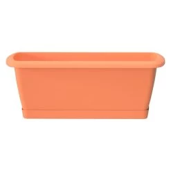 Prosperplast Jardinera Para Balcón Con Base Respana Set , Dimensiones (Mm) 885X184X150, Color Terracota