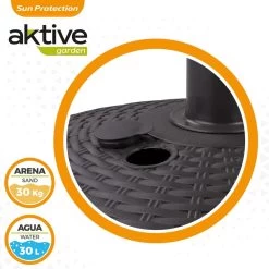 Base Para Sombrilla Circular Antracita 25-48 Mm Aktive -Tienda de muebles de jardín 6be3a28aedc20e6aff81eba4fc68a3b0718c8ac8 ed843730ad0541e79228450a26c8d5bc
