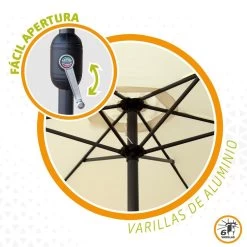 Parasol Hexagonal 250 Cm Color Crema Mástil Aluminio Aktive Garden -Tienda de muebles de jardín 6c2df577c2a4086a07ac4aa7cbed7800f12a5ff7 1300b6fc4142472fbe605473166084ea