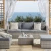 Conjunto De Sala De Estar 5 Plazas De Ratán Gris Pardo Izquierdo SABBIA -Tienda de muebles de jardín 6d905887bae84b080dc8cb279be0dc8e99e6ec7c 83d1228411c34c87a920aa87ea0a855b