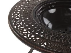 Mesa De Jardín De Metal Marrón Oscuro/beige ⌀ 105 Cm MANFRIA -Tienda de muebles de jardín 6ef6caf0ea0fa0eade30d2fe2b980098fd44f855 a246bfbb2f9d4a64b3299820d95efea4