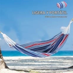Outsunny Hamaca De Algodón Para Jardín 210x150 Cm Hamaca Colgante Portátil Carga Máx. 180 Kg Para Acampar Piscina Camping Rayas Azul Y Rojo 17 Outsunny Hamaca De Algodón Para Jardín 210x150 Cm Hamaca Colgante Portátil Carga Máx. 180 Kg Para Acampar Piscina Camping Rayas Azul Y Rojo -Tienda de muebles de jardín 6f78dc3705ba89890eb116f3a4aeda778a340f6c 4e44e9609a634ba7ac1ba2129bd1bb1a