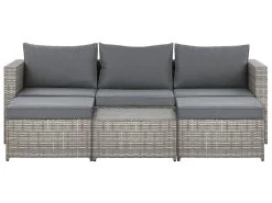 Conjunto De Sala De Estar 5 Plazas De Ratán Gris Pardo Izquierdo SABBIA -Tienda de muebles de jardín 707654e0a620ca3a5c0a5552e650bec4d44760f1 f2a37e2bc9cb483fb8bdeb3bdb6fa6f9