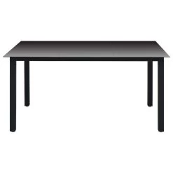 Juego De Comedor Para Jardín 7 Piezas Negro VidaXL -Tienda de muebles de jardín 711ae5ad0fc7ffd692f2cdb57bdface92727b67b ce802439122e44bebeedaaf73491acc2