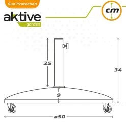 Soporte Parasolcircular Cemento Con Ruedas Aktive Garden -Tienda de muebles de jardín 7197906ef62230f1753b28e556450a99f80f54e3 9173fa1270a24473a9db8ab4321db3db