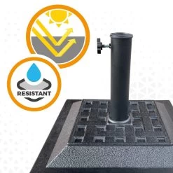 Soporte Poliresina Para Parasol Cuadrado 38-48 Aktive Garden -Tienda de muebles de jardín 71989e0d9ee39451c856b6bdce72000e8ac27abe f72e0d4b7c514c708f89b8f28613875d