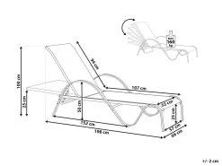 Tumbona Reclinable De Metal Marrón Claro PROCIDA -Tienda de muebles de jardín 71c34e9fe922bbd39616610715c93c160956e685 b7f345639a0d45bd95bea397257dd225