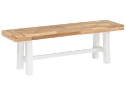 Banco De Madera Blanco/marrón SCANIA -Tienda de muebles de jardín 71c43d293a5d235a2044c3ca972d7c91ca6c7474 cd37c15ad55c4f40a0a4a6f4ccac7288