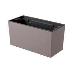 Prosperplast Jardinera Para Balcón Urbi Case , Dimensiones (Mm) 395X185X195, Color Mocca