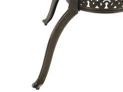 Mesa De Jardín De Metal Marrón Oscuro ⌀ 102 Cm SAPRI -Tienda de muebles de jardín 7328ffa0d150e724262d391141baeec6e0125f9f c5ead9cdd7e84c5080256fe692bb4625