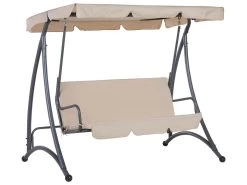 Columpio De Jardín Beige TEMPLE -Tienda de muebles de jardín 74167a0c23778c912115f31589e9c5fd286bb3b2 522d961afbf6434fb99b06f1edca2b2c