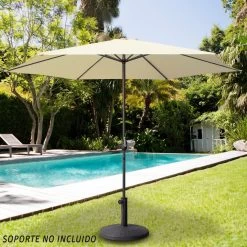 Parasol Hexagonal 300 Cm Color Crema Mástil Aluminio Aktive Garden -Tienda de muebles de jardín 754d22f0febb3c19a62fc7ad6512dff8d79c91f5 b39ee977f1664643a1036be963889988