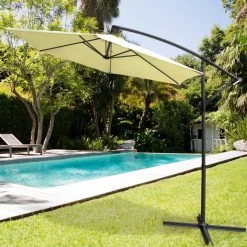 Parasol Excéntrico Banana 300 Cm Crema Mástil Aluminio Aktive Garden -Tienda de muebles de jardín 75bbf827e3226951dbcc08cde162bcf30ccf5bdd efdced8584894577a10f3f56d6e8743d