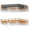 Set De Muebles De Jardín 11 Pzas Madera De Teca Y Cojines Gris VidaXL -Tienda de muebles de jardín 766c9078dc0f43431dfbd0dc1f228d572d76d500 078fcdf305394745a7ed30e2543fcf9e