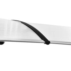 Outsunny Tejadillo De Protección 195x75 Cm Marquesina Para Puertas Y Ventanas Contra Sol Y Lluvia Con Paneles De Policarbonato Barras De Aleación De Aluminio Transparente -Tienda de muebles de jardín 77393657c1fa6b419a21104e0de13a8815561e45 84358752a06442e9abd53e242e422979