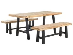 Conjunto De Jardín En Madera De Acacia Marrón/negro SCANIA -Tienda de muebles de jardín 7a3fe8b41dc0bcdb77a55c915fca0b7ae4d9b762 8f828b0f4aa04440ac438272949bb6b0