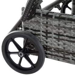 Outsunny Set De 2 Tumbonas Chaise Longue + 1 Mesa De Ratan Para Jardín O Terraza Sillas Con Cojín Y Respaldo Ajustable A 5 Niveles (Gris) -Tienda de muebles de jardín 7aa9bab3bfe3df97b76af151f662ee72771c6aa8 71e2fc7a29744ae3a78d08700b96f728