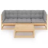 Muebles De Jardín 4 Piezas Con Cojines De Madera De Pino Maciza VidaXL -Tienda de muebles de jardín 7ad7bfbc314cc79d8186d4706eda1b1b9b407e12 f2a0dabec7174214856cb0e39baa93ae