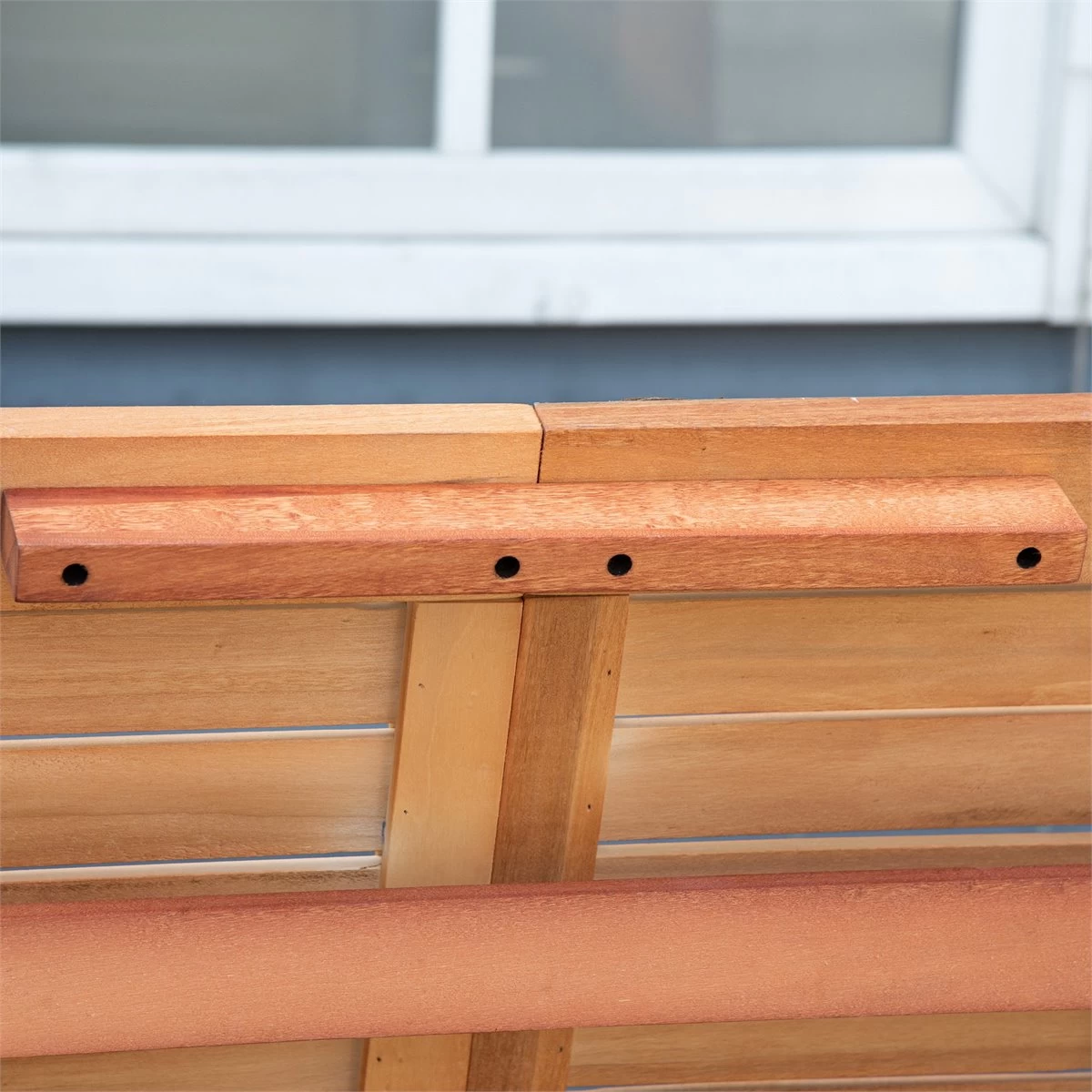 Outsunny Conjunto De Jardín De Madera Plegable 5 Piezas Set De 1 Mesa 120x70x72 Cm Y 4 Sillas 60x55x91 Cm Muebles De Comedor Para Terraza Balcón Exterior Teca 6 Outsunny Conjunto De Jardín De Madera Plegable 5 Piezas Set De 1 Mesa 120x70x72 Cm Y 4 Sillas 60x55x91 Cm Muebles De Comedor Para Terraza Balcón Exterior Teca - Imagen 4