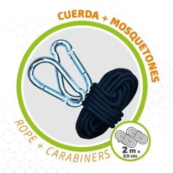 Hamaca Colgante Camping Ultraligera C/accesorios De Montaje Aktive -Tienda de muebles de jardín 7b66847a0a2e541359dcd24e3d2fab00b0a1ef18 89bd9246b05d43f0a5fd1ea2c83c55f8