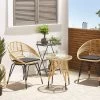 Conjunto De Balcón De Ratán Color Natural Negro PELLARO -Tienda de muebles de jardín 7c28fa87f7bd404a537e22c30c8c955650f144dd b682e1321da84b879e87ef4d3b1db826