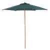 Outsunny Sombrilla Parasol De Madera Ø250x230cm Para Exterior Con 6 Varillas Sistema De Cuerda Con Fijación Desmontable Portátil Fácil De Guardar Y Transportar Verde -Tienda de muebles de jardín 7c29d2a3232e0618a84abd4123090f33f30f423a 6b5b458b58b64cb2ba82ad0392bde746
