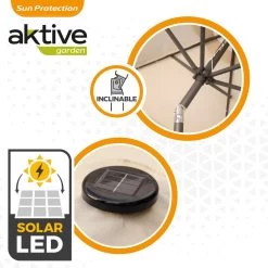 Sombrilla Para Jardín Hexagonal 18 Luces LED Inclinable Aktive -Tienda de muebles de jardín 7ee91748a1f1a330f2b2029ad419d21d2d922012 be8210e2386642ad8acaf6817b5daa2c