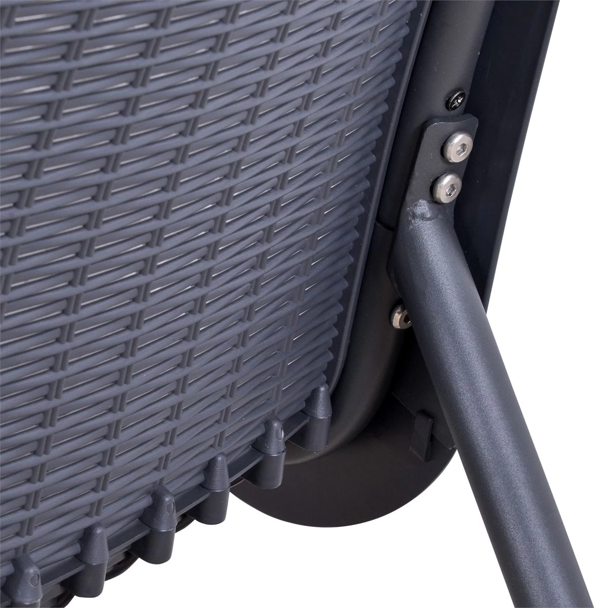 Outsunny Conjunto De Muebles De Jardín 3 Piezas Juego De 2 Sillas Y Mesa Con Encimera De Cristal Templado Efecto Mármol Terraza Piscina 53,5x80,5x76 Cm Gris 7 Outsunny Conjunto De Muebles De Jardín 3 Piezas Juego De 2 Sillas Y Mesa Con Encimera De Cristal Templado Efecto Mármol Terraza Piscina 53,5x80,5x76 Cm Gris - Imagen 5