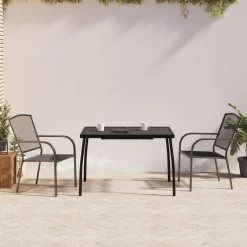 Juego De Comedor De Jardín 3 Piezas Acero Gris Antracita VidaXL 10 Juego De Comedor De Jardín 3 Piezas Acero Gris Antracita VidaXL -Tienda de muebles de jardín 81a4c738bb4b518dadf4518a642940430ac38d95 05675531a48543ee9bbe328228afa63c