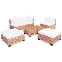 Juego De Sofás De 18 Piezas Ratán Natural VidaXL -Tienda de muebles de jardín 82473dd76ac9a19077f961f37f14be563da4ac4d e8f41f8e4473460b82eadc73b1d3d5e9